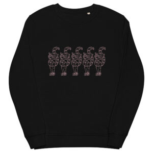 Lots of Watsons Organic Crewneck Sweatshirt (Black/Pink)
