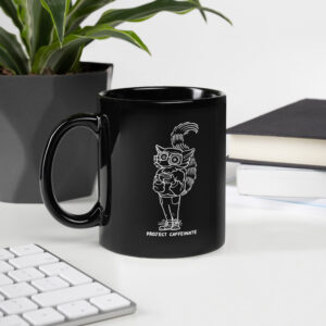 Dr. Watson Black Glossy Coffee Mug