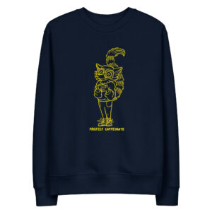 Dr. Watson Eco-Friendly Crewneck Sweatshirt (Navy/Yellow)