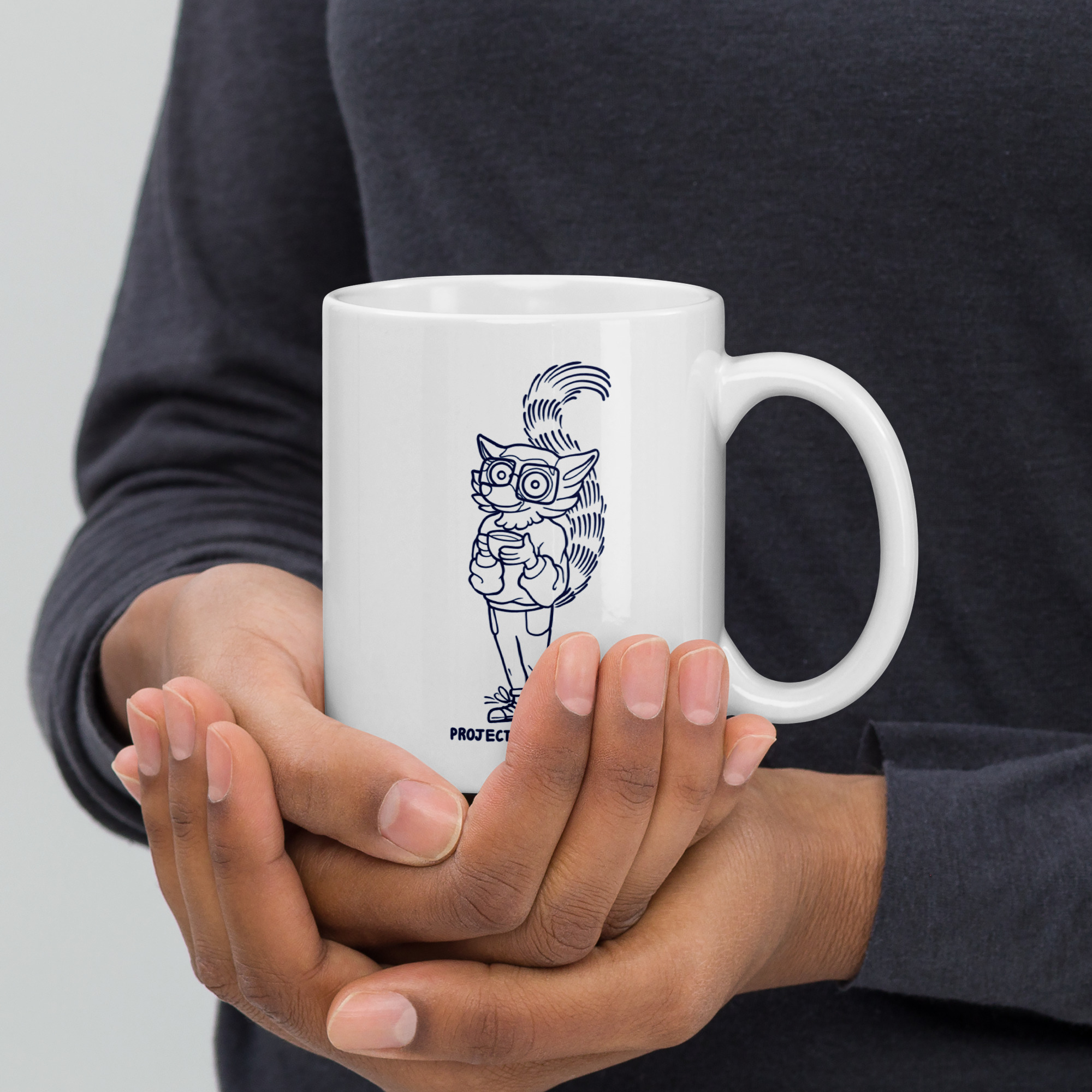 Dr. Watson White Glossy Coffee Mug